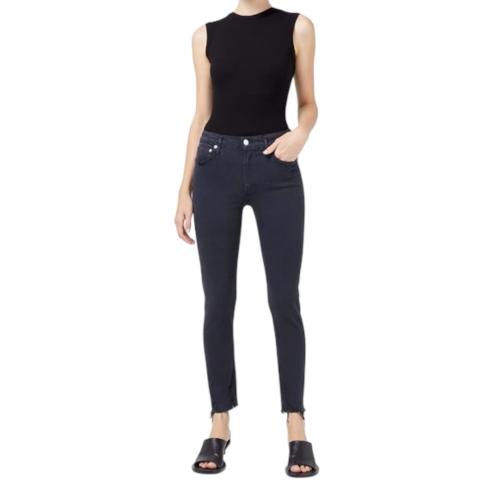 Agolde Faded Black Cropped Mid-Rise Jeans Women’s Size 26